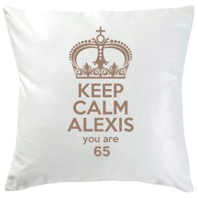 Coussin Keep Calm personnalisé