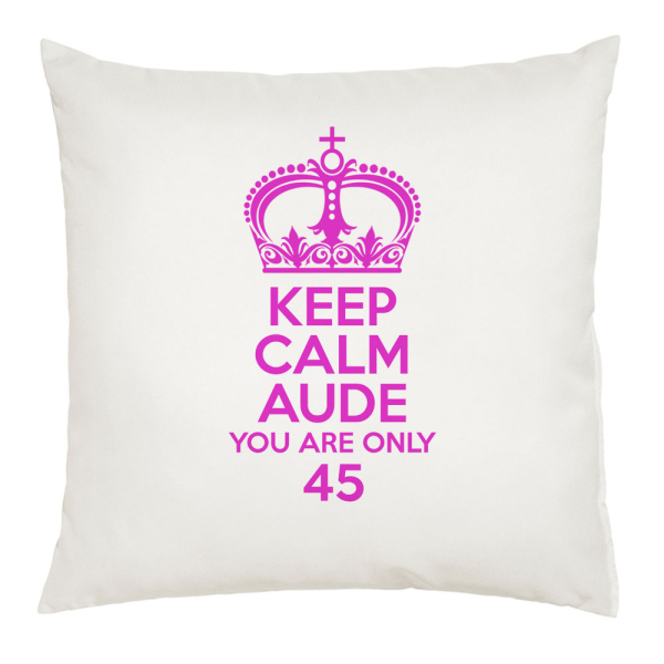 Coussin Keep Calm rose