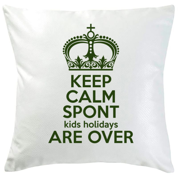 Coussin Keep Calm vert