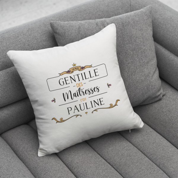 Coussin personnalisé Merveille