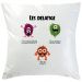 Coussin monster family 3 prénoms