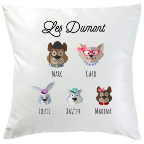 Coussin famille Zanimo