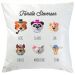 Coussin personnalisé 6 animaux