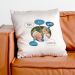 Coussin photo bulles mock up 3