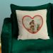 Coussin photo coeur mock up 2