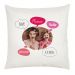 Coussin photo bulles pour Maman