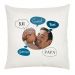 Coussin photo bulles pour Papa