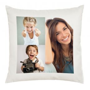 Coussin photo pêle mêle personnalisé