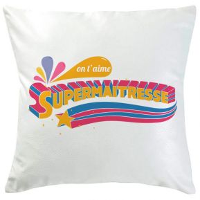 Coussin personnalisé Super Maîtresse