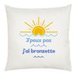 Coussin Vacances à la mer personnalisé