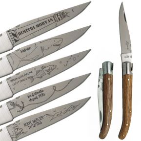 Couteau Laguiole personnalisé Monde marin Couteau Laguiole personnalisé Monde marin