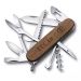 Couteu suisse wood huntsman gravé