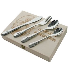 Couverts enfant et leur coffret photo personnalisé Couverts enfant et leur coffret photo personnalisé