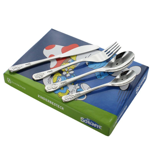 Coffret couverts enfant Schtroumpfs personnlisés