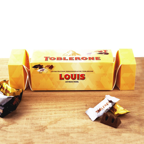 Cracker box de Mini Toblerone personnalisé