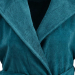 Détail peignoir femme pétrole