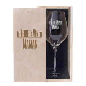 Lot de 2 verres à vin personnalisés