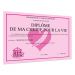 Diplôme personnalisé love