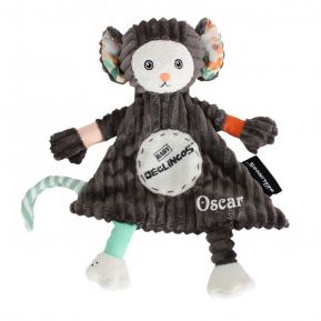 Doudou baby Kézakos le ouistiti personnalisé Doudou baby Kézakos le ouistiti personnalisé