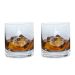 Duo de verres à whisky personnalisés prénoms