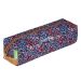 trousse tann's fleurs marie bleu personnalisée