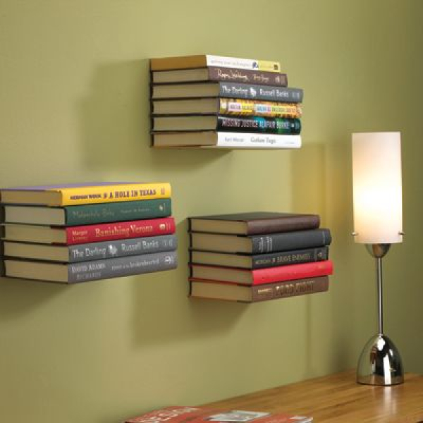 Etagère invisible pour livres