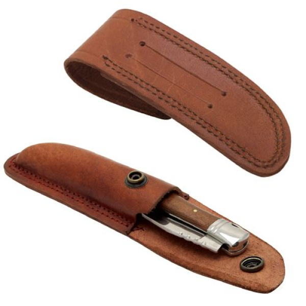 Etui en cuir pour laguiole