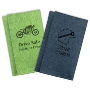 Porte Papiers de moto personnalisé