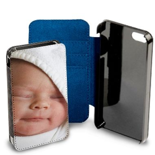 Etui imprimé photo pour iPhone 6 plus bleu