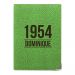 Etui passeport cuir vert personnalisé anniversaire