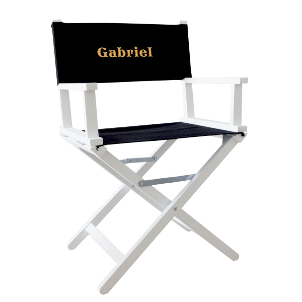 Fauteuil de star brodé prénom