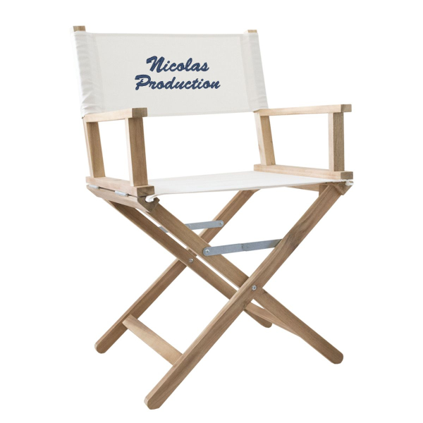 Fauteuil de metteur en scène personnalisé