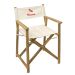 Fauteuil de réalisateur brodé avec texte et motif