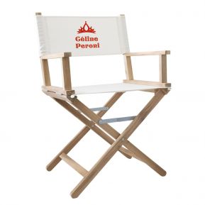 Fauteuil de réalisateur adulte brodé avec motif Fauteuil de réalisateur adulte brodé avec motif