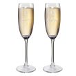 Flûtes à champagne duo personnalisées