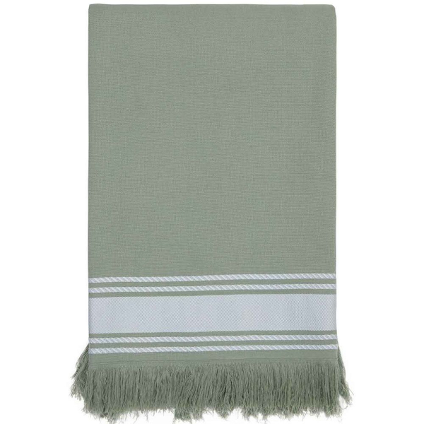 Fouta beige mastic personnalisable