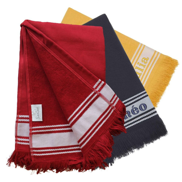 Fouta personnalisée prénom