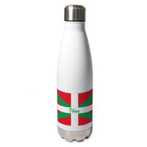 Gourde thermos personnalisée basque