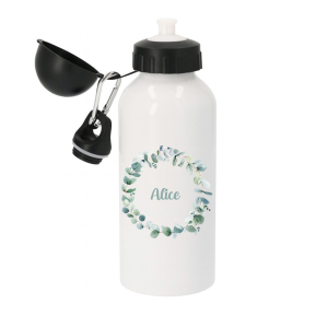 Gourde personnalise avec un motif floral