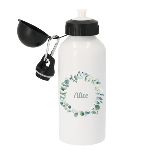 Gourde personnalisée avec un motif floral
