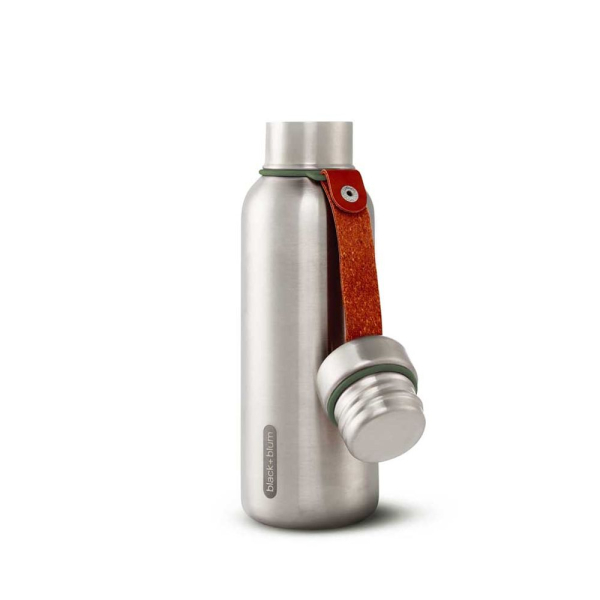 Gourde isotherme en inox vert olive