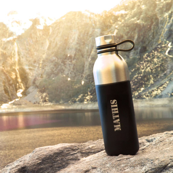 Gourde Isotherme Personnalisable avec Prenom Gravée Thermos