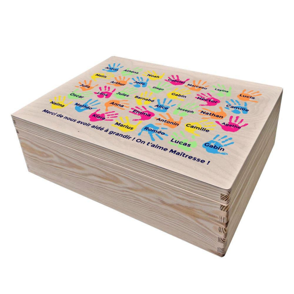 Boîte à souvenirs Mains d'enfants