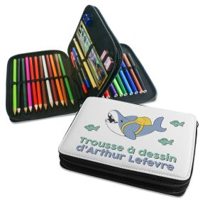 Grande trousse de coloriage personnalisée animaux