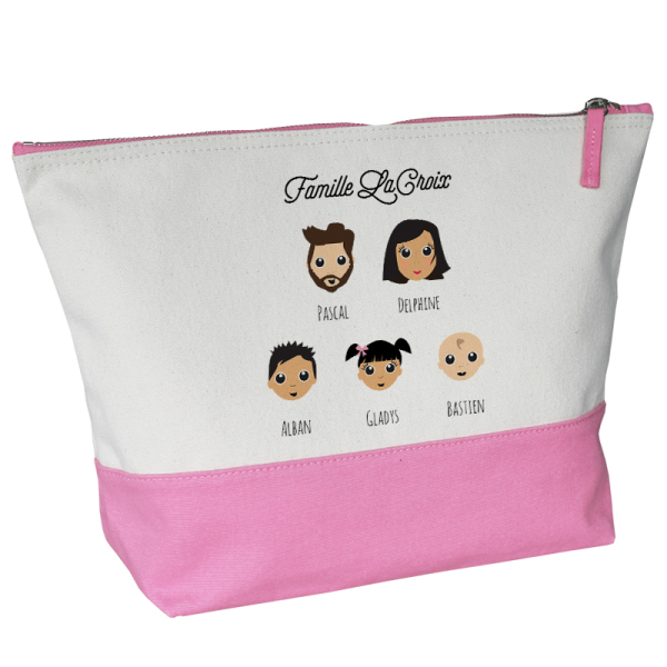 Grande trousse de toilette famille