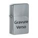 Gravure verso - frais supplémentaires