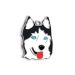 médaille husky chien en inox