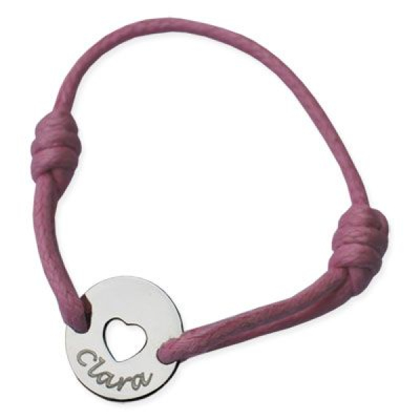 Bracelet enfant coeur ajouré