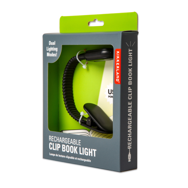 Lampe de lecture flexible Clip book emballée 