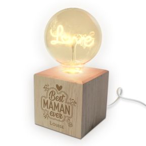 Lampe de bureau personnalisée portrait maman et fille, cadeaux pour maman,  cadeau d'anniversaire, cadeaux de fête des mères, veilleuses imprimées maman  et fille -  France